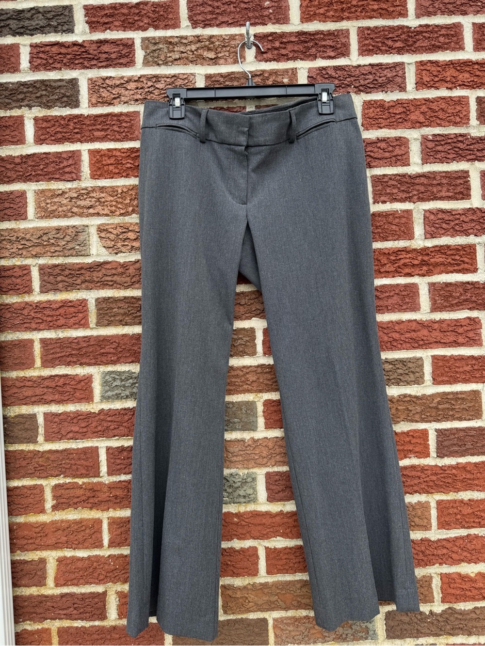 LOFT Gray Boot Cut Dress Pants